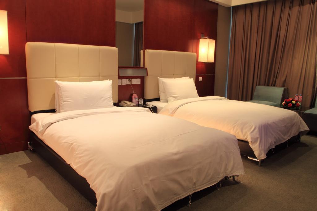 Shen Zhou International Hotel Pekin Oda fotoğraf